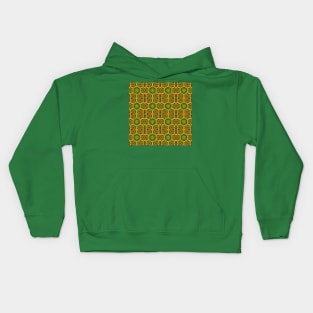 Canna flower pattern resembling the beak of a bird Kids Hoodie